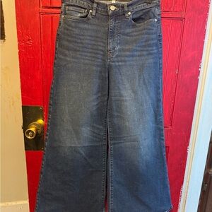 Frame Denim Blue Le Palazzo wide leg Jeans